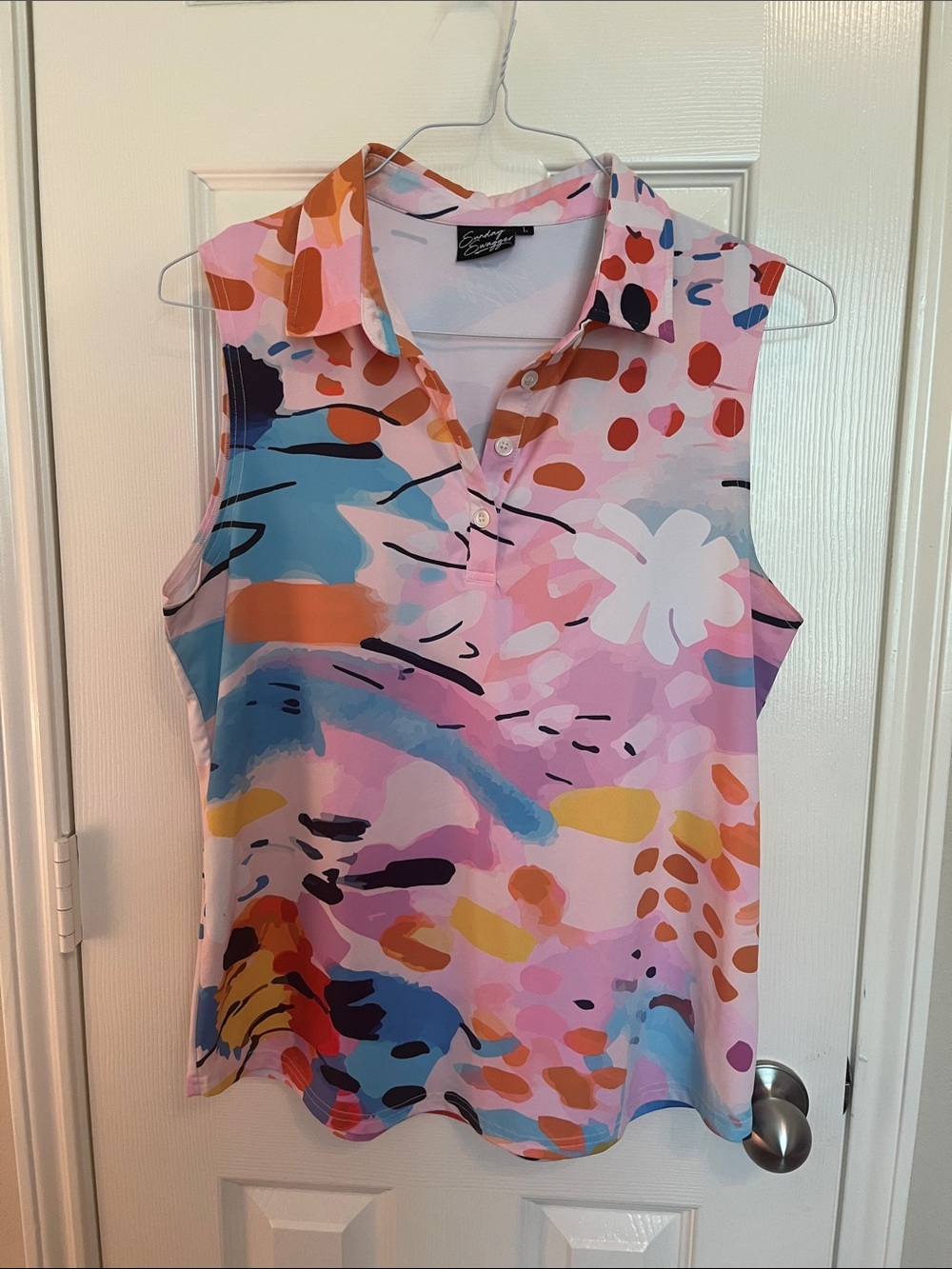 Sunday Swagger Monet Polo - Picture 2 of 10
